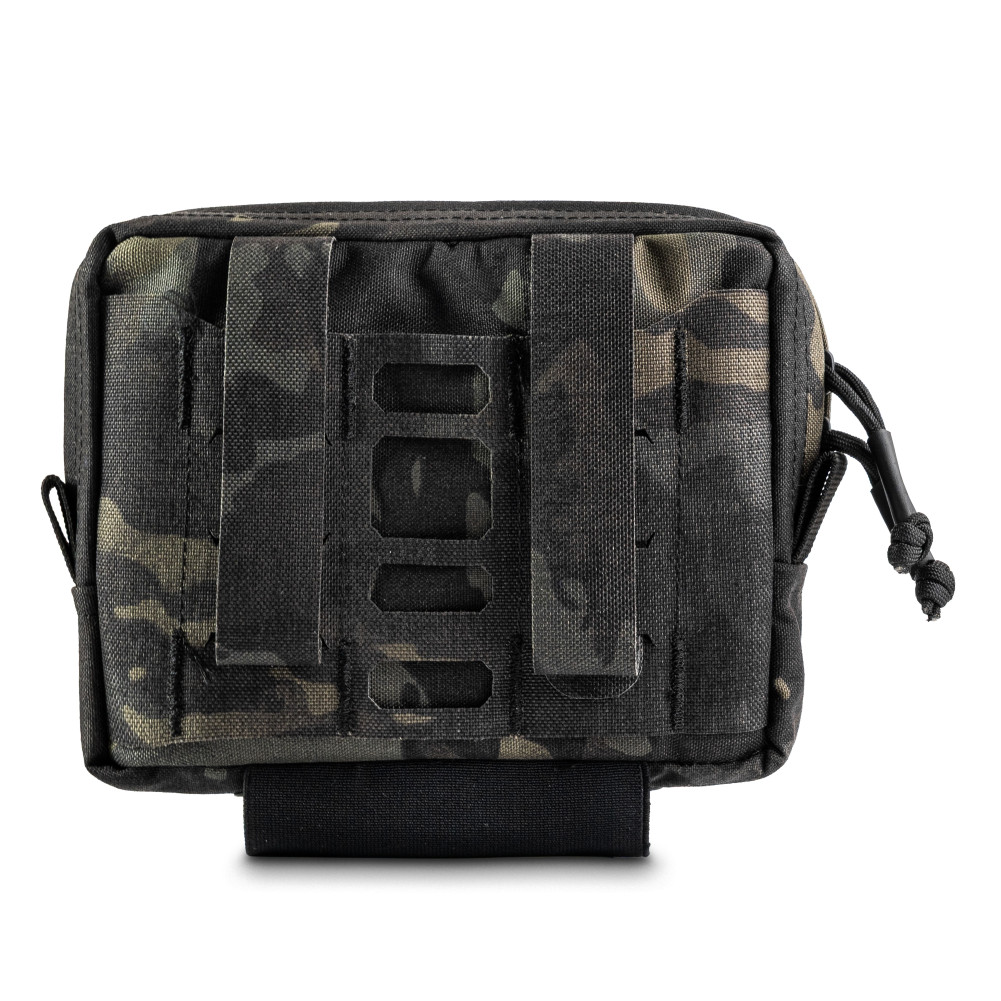 WROOM 2-compartment organizer pouch. Color Multicam Black USA