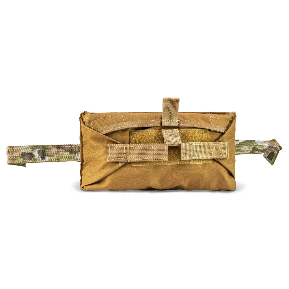 Kit: ROLL PRO enlarged medical pouch + Class 2 ballistic protection. Color Multicam Black USA