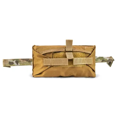 Kit: ROLL PRO enlarged medical pouch + Class 2 ballistic protection. Color Multicam Black USA