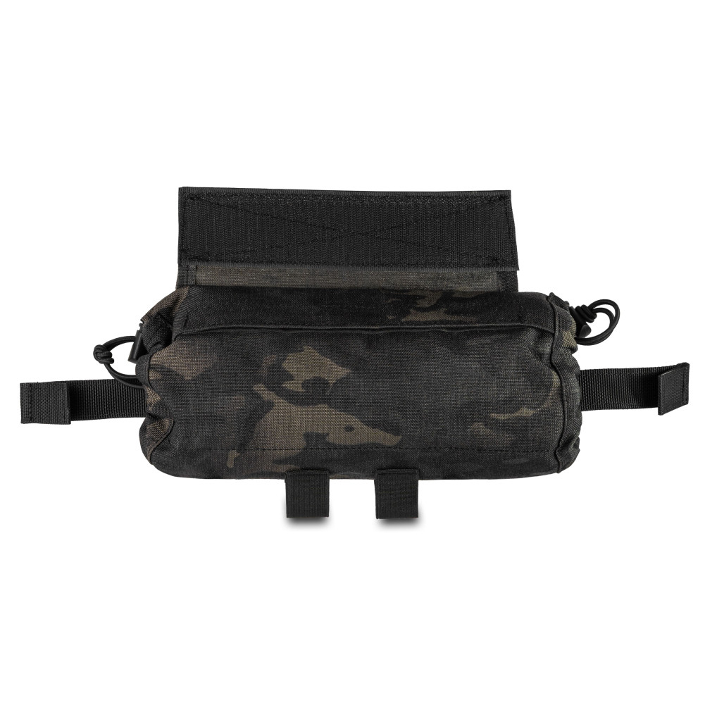Kit: ROLL PRO enlarged medical pouch + Class 2 ballistic protection. Color Multicam Black USA