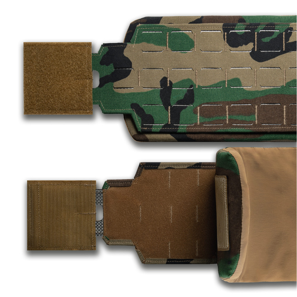 Zestaw: cummerbundy GHOST GEN5, 160×210 mm. Kolor Multicam Woodland