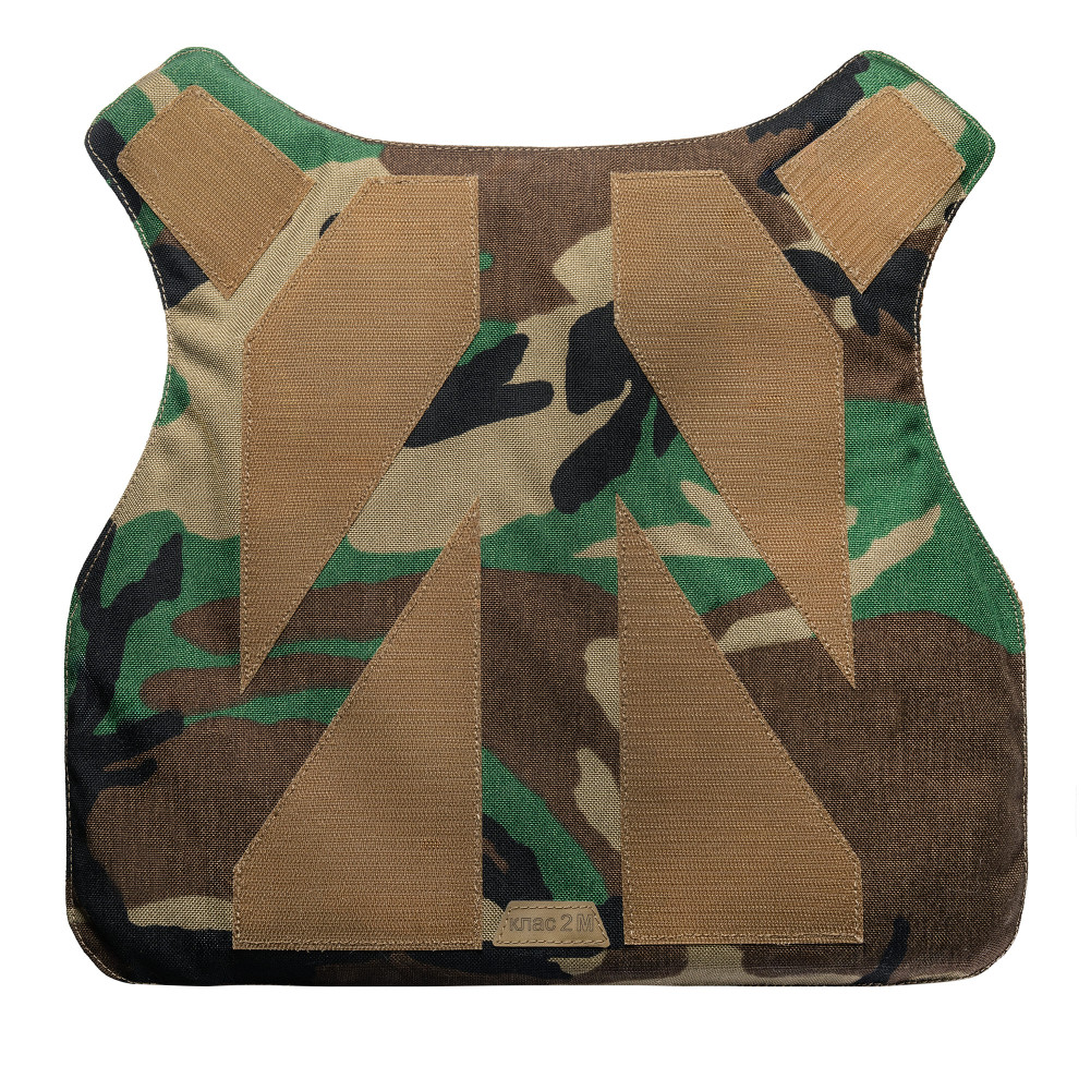 Ballistic vests for the GHOST GEN5 plate carrier SIZE L, Class 1. Color Multicam Woodland