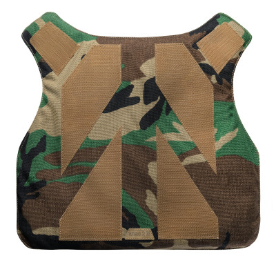 Ballistic vests for the GHOST GEN5 plate carrier SIZE L, Class 1. Color Multicam Woodland