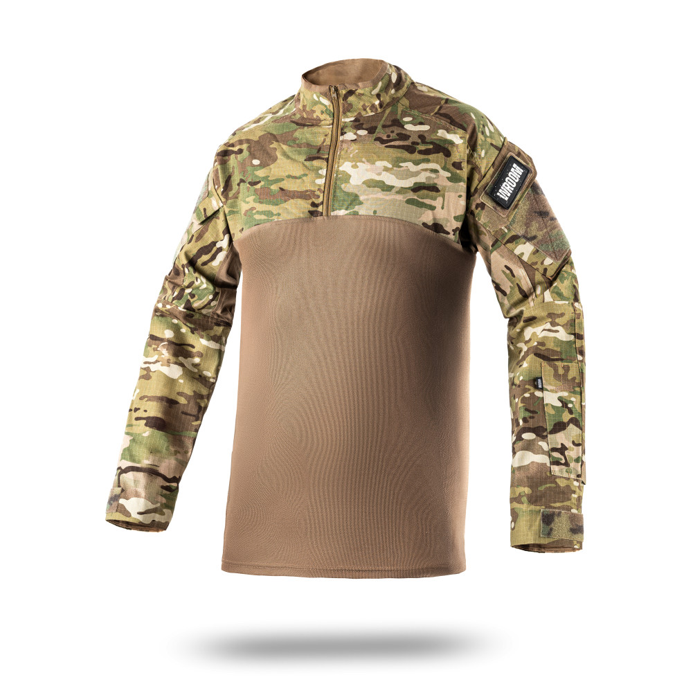 Комплект форми: убакс BattleSkin Regular та тактині штани Battlegear з наколіниками. Колір Мультикам
