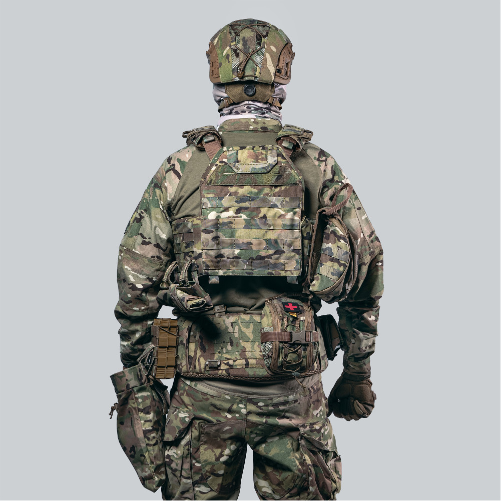 Плитоноска Neptun GEN4 V2 мультикам із системою швидкого скидання MOLLE + 9 підсумків