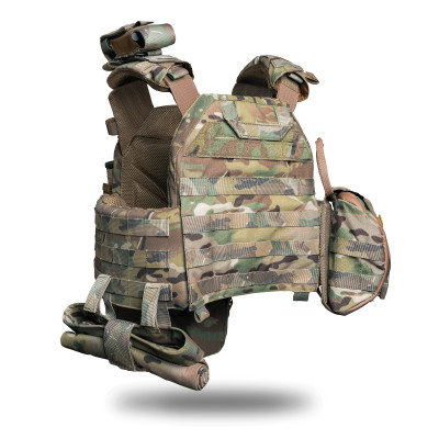 Плитоноска Neptun GEN4 V2 мультикам із системою швидкого скидання MOLLE + 9 підсумків