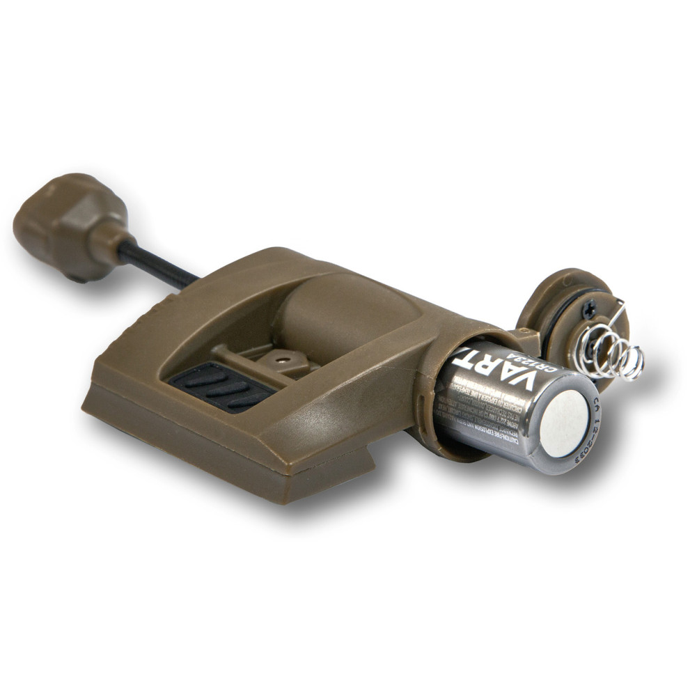 Tactical helmet torch. Color Coyote