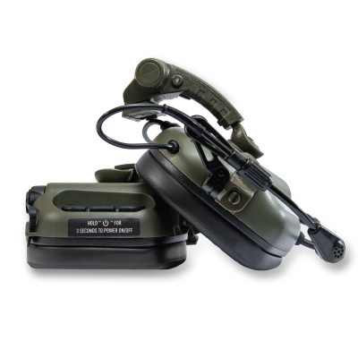 Earmor Mod4 M32(X) active headphones with cheburashka mounts, Color Olive