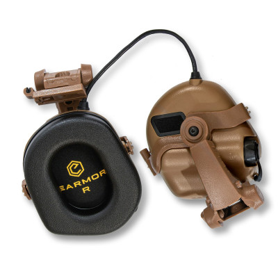 Активні навушники Earmor Mod4 M31 (X) з кріпленнями чебурашки, койот