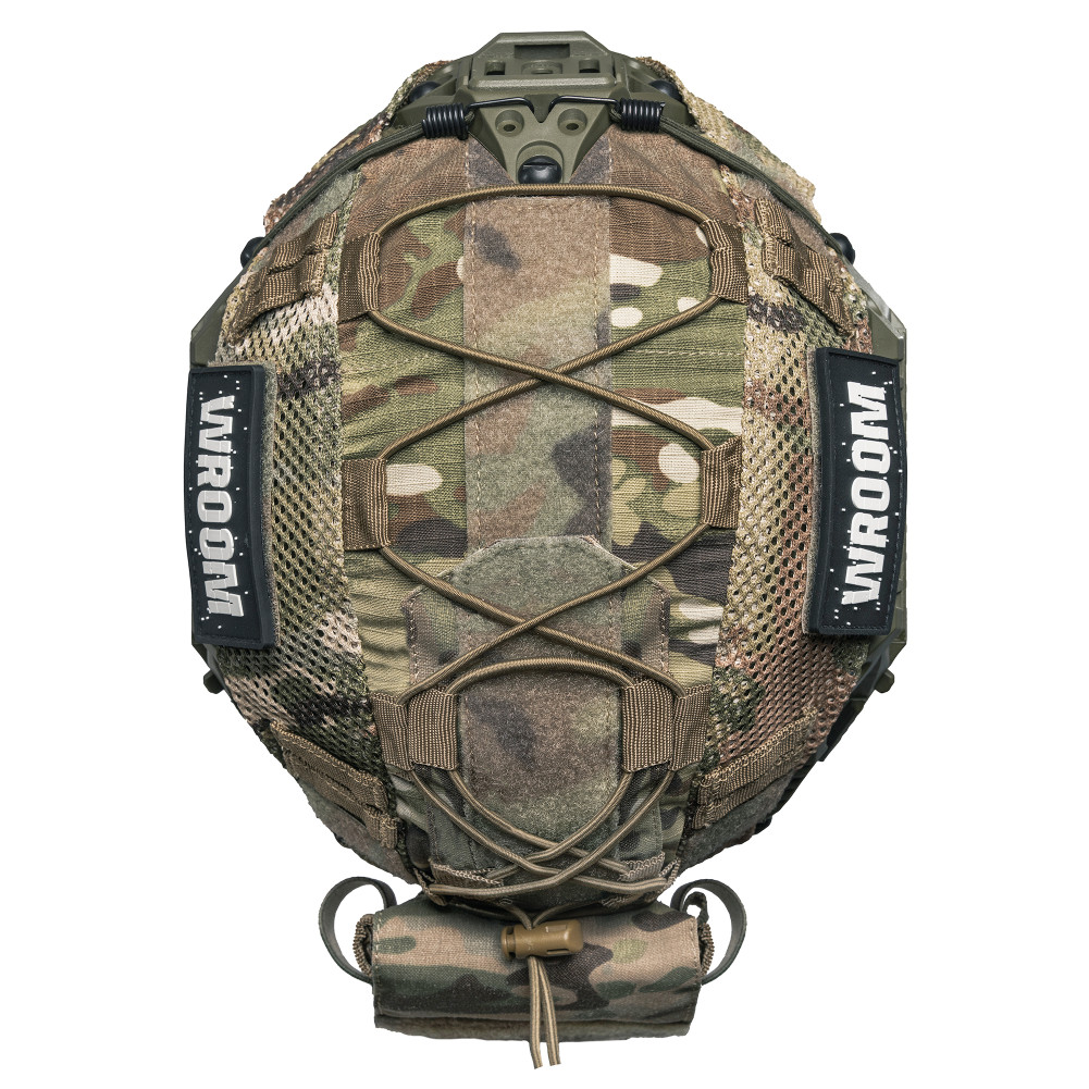 Hełm balistyczny Sestan-Busch Kask BK-ACH-HC oliwkowy z systemem zawieszenia Cam-Fit + osłona multicam