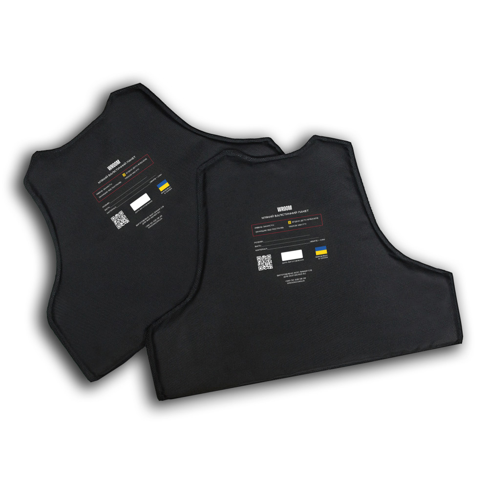 Lightweight OTAMAN Gen4 V1 body armor, Class 1 with side protection, featuring an expanded full-body protection area. Color Pixel.