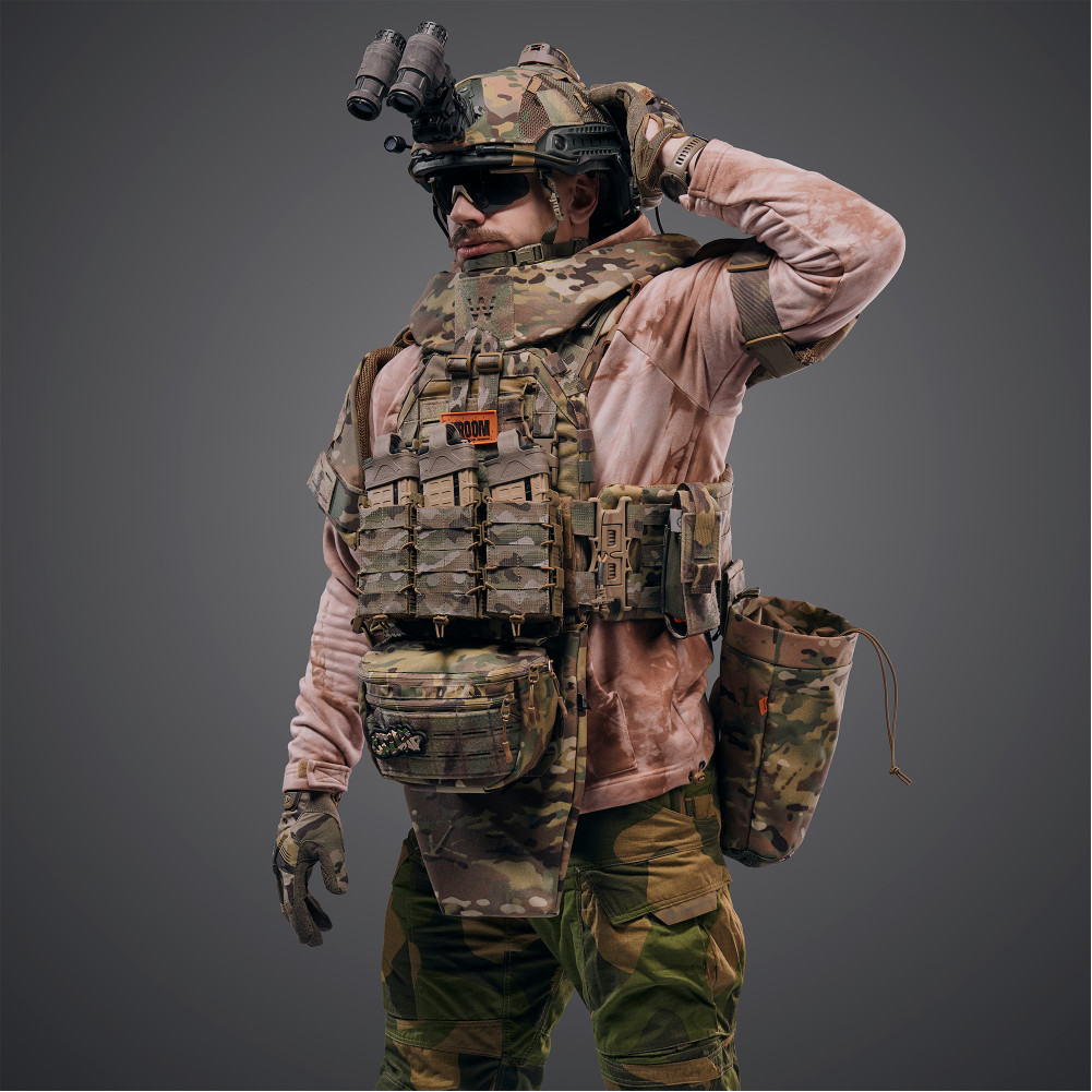 Ghost Gen4 V5 Level 6 Body Armor Set with LBE/RPS and Level 1 Ballistic Protection, Color Multicam