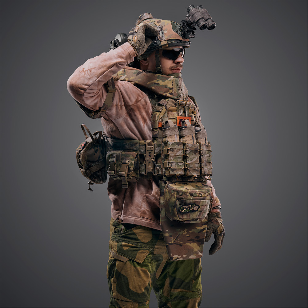 Ghost Gen4 V5 Level 6 Body Armor Set with LBE/RPS and Level 1 Ballistic Protection, Color Multicam
