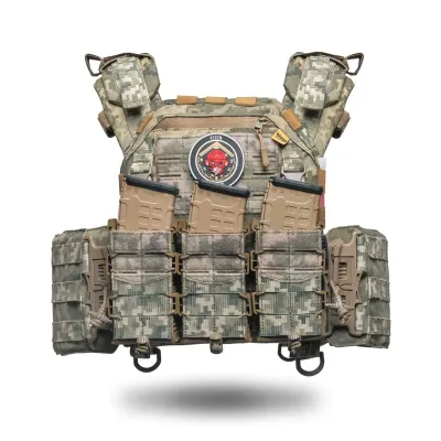 Комплект плитоноска Ghost Gen4 V1+ з РПС з балістичним захистом 2 класу, колір піксель