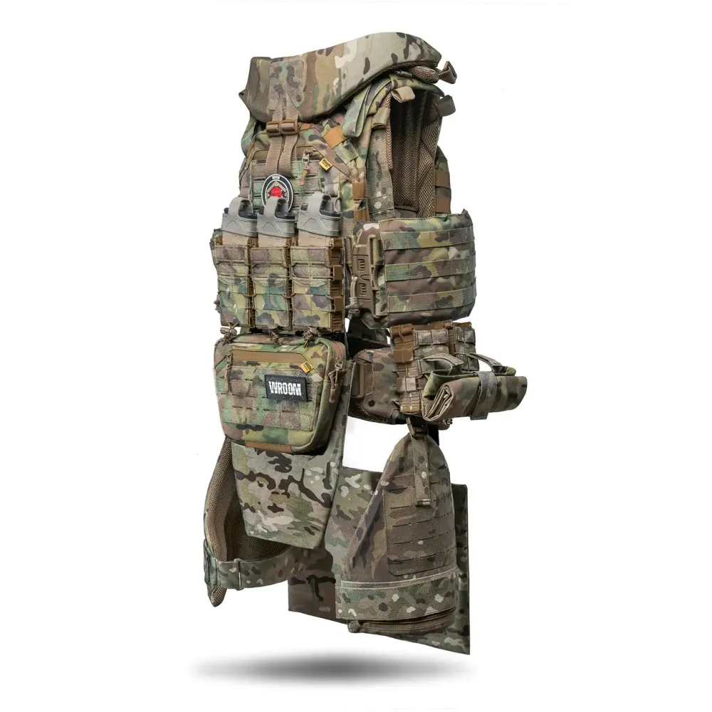Бронекостюм 2-го класу Ghost Gen4 Standart  MAX+ із системою швидкого скидання. Колір мультикам