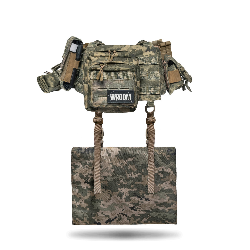 Neptun V4 MAX soft load-bearing belt with Class 1 ballistic protection, Color Pixel