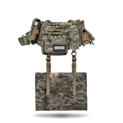 Neptun V4 MAX soft load-bearing belt with Class 1 ballistic protection, Color Pixel
