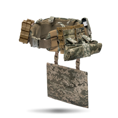 Neptun V4 MAX soft load-bearing belt with Class 1 ballistic protection, Color Pixel