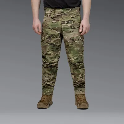 Комплект форми: убакс BattleSkin Regular та тактині брюки Battlegear. Колір Мультикам