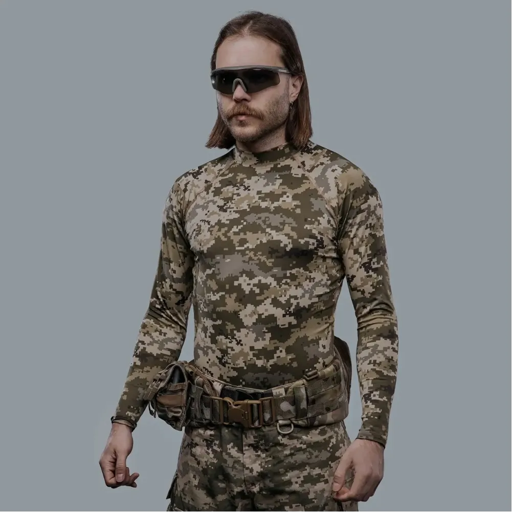 Рашгард тактичний WROOM. Колір Піксель