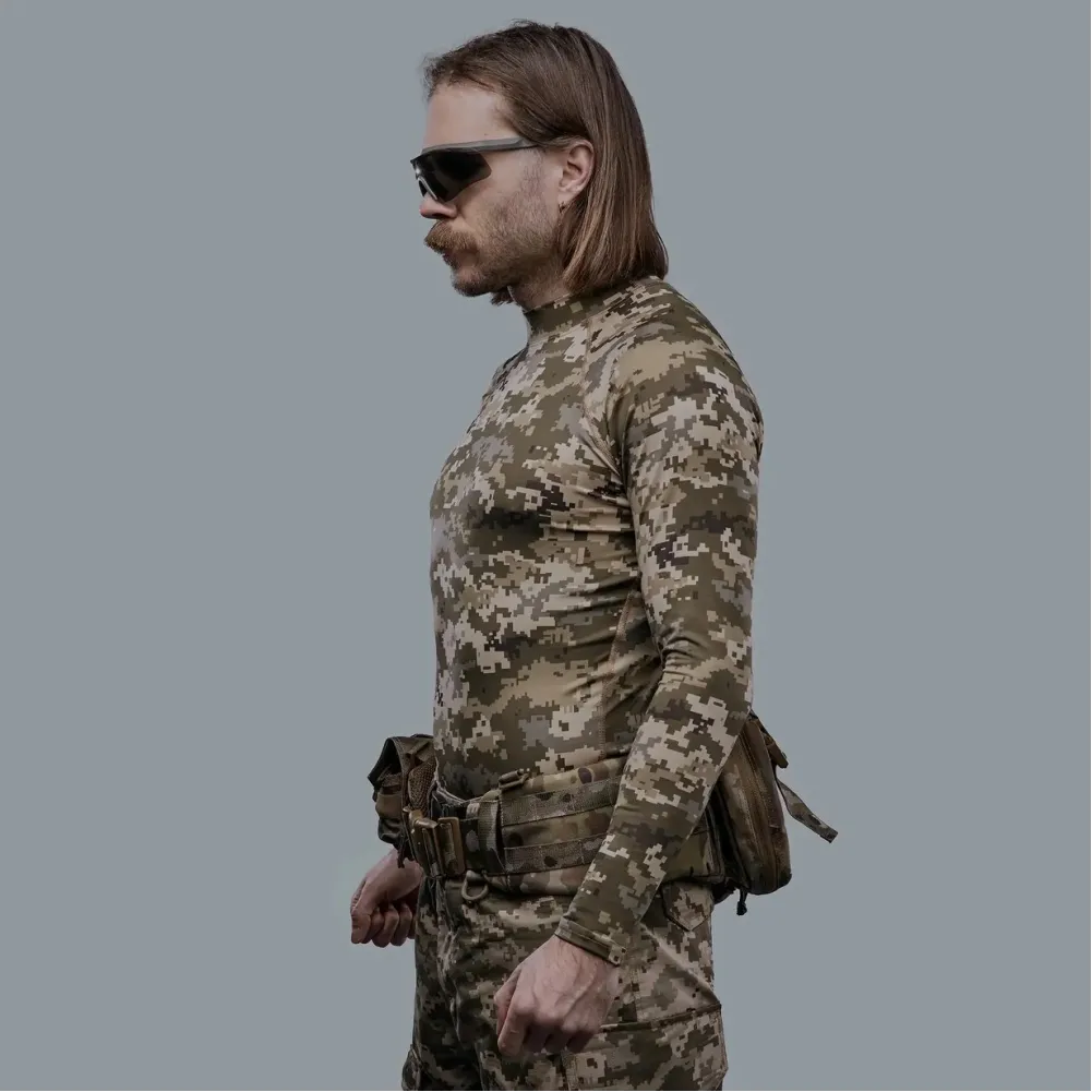 Рашгард тактичний WROOM. Колір Піксель