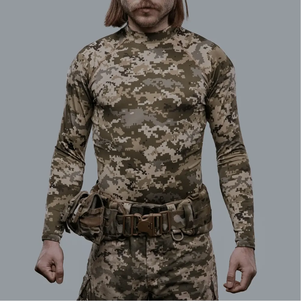 Рашгард тактичний WROOM. Колір Піксель