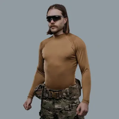 Рашгард тактичний WROOM. Колір Койот