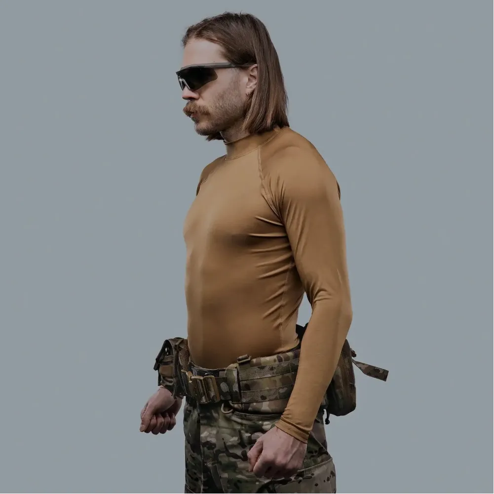 Рашгард тактичний WROOM. Колір Койот