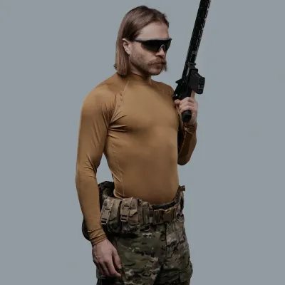 Рашгард тактичний WROOM. Колір Койот