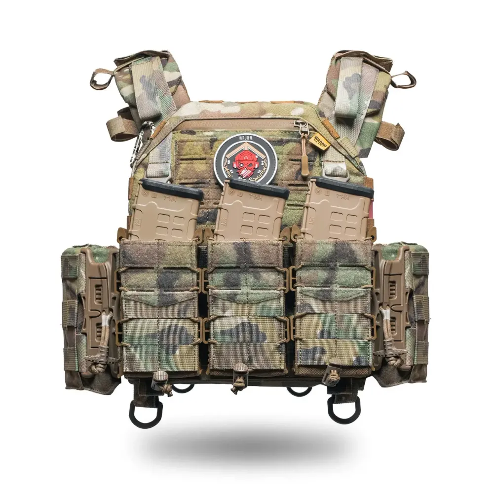 Комплект плитоноска Ghost Gen4 V1 з РПС з балістичним захистом 1 класу, колір мультикам