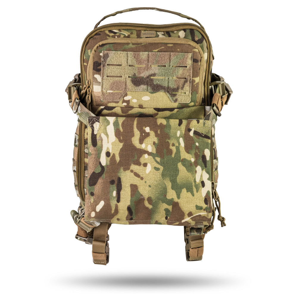Plecak taktyczny RANGER 20 l z uchwytem na kask. Kolor Multicam