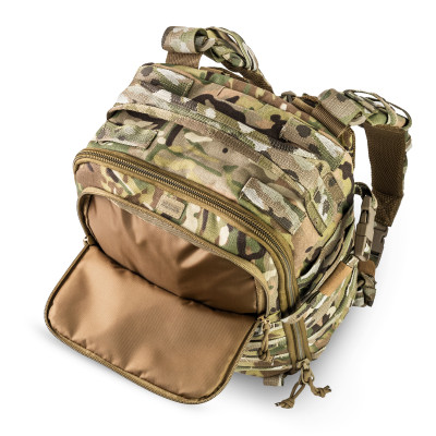 Plecak taktyczny RANGER 20 l z uchwytem na kask. Kolor Multicam