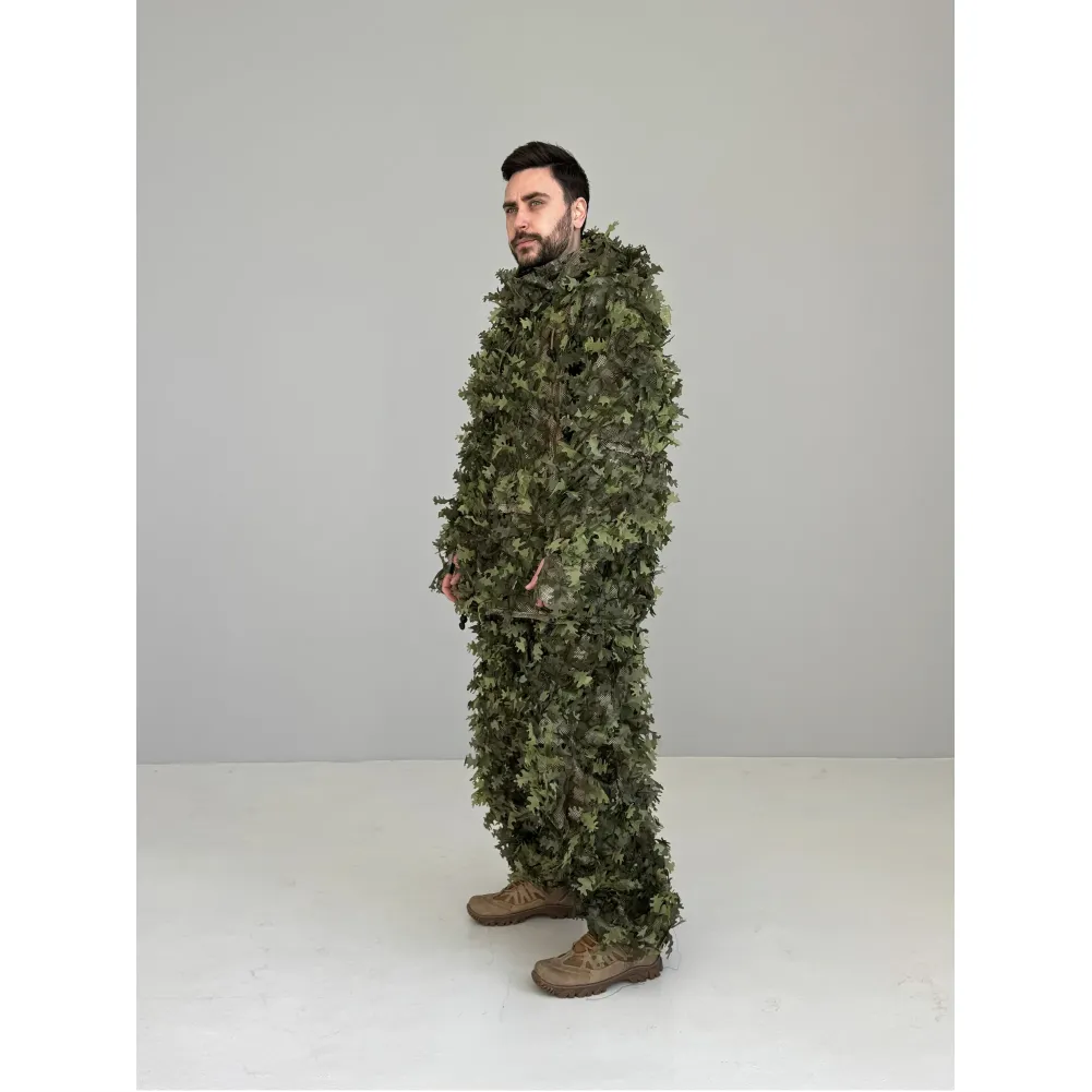 Маскувальний костюм Ghillie V8 PRO. Колір зелений (Літній Ліс)