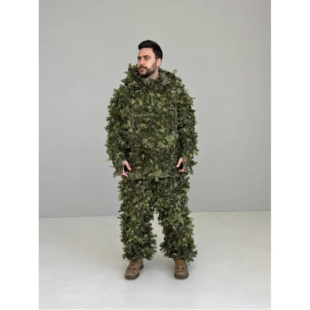 Маскувальний костюм Ghillie V8 PRO. Колір зелений (Літній Ліс)