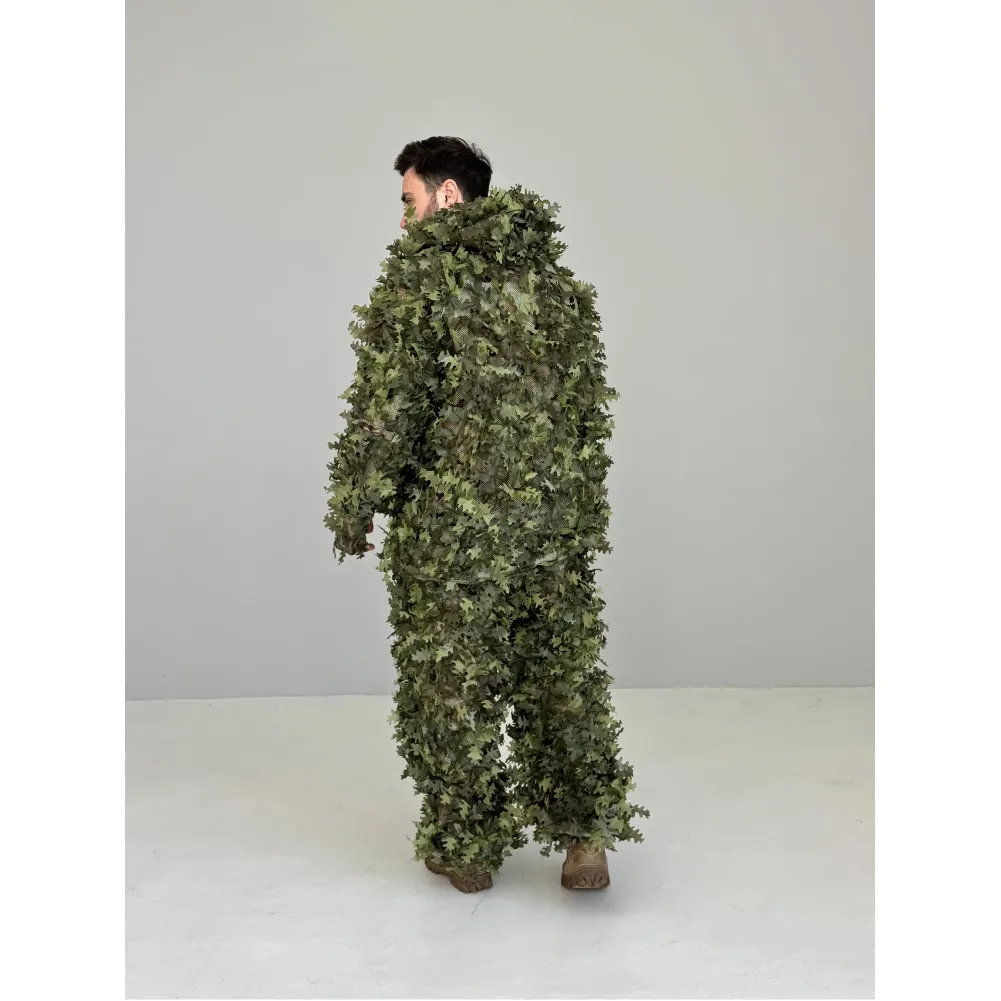 Маскувальний костюм Ghillie V8 PRO. Колір зелений (Літній Ліс)
