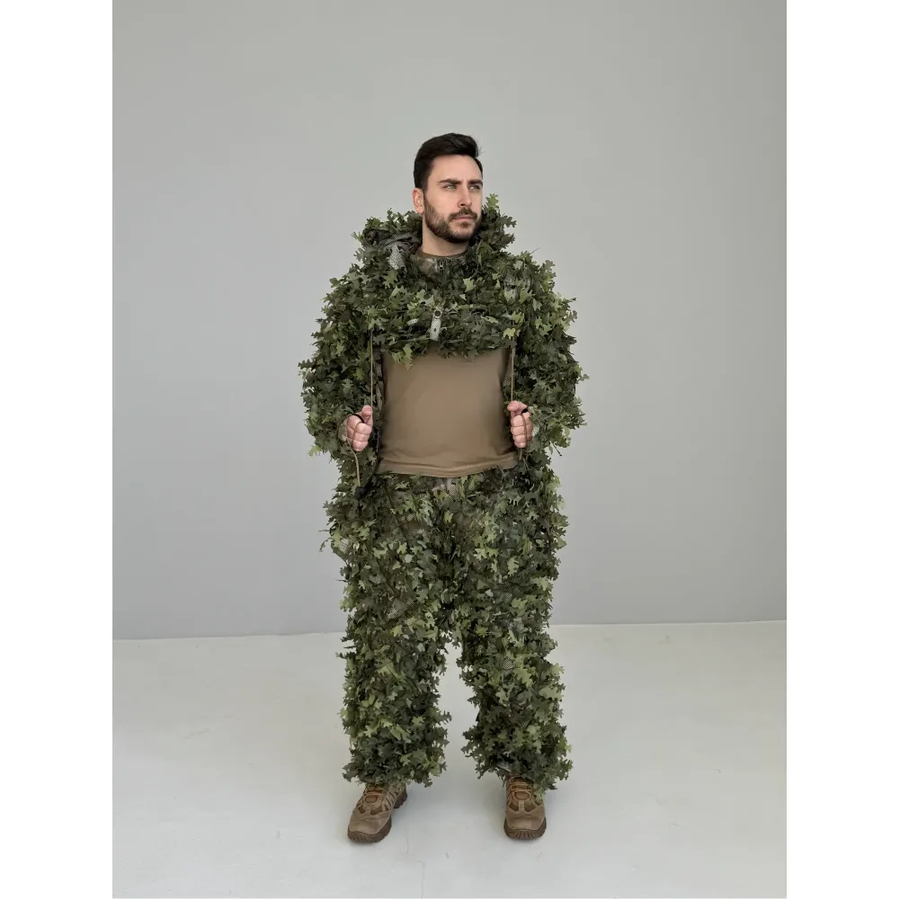 Маскувальний костюм Ghillie V8 PRO. Колір зелений (Літній Ліс)