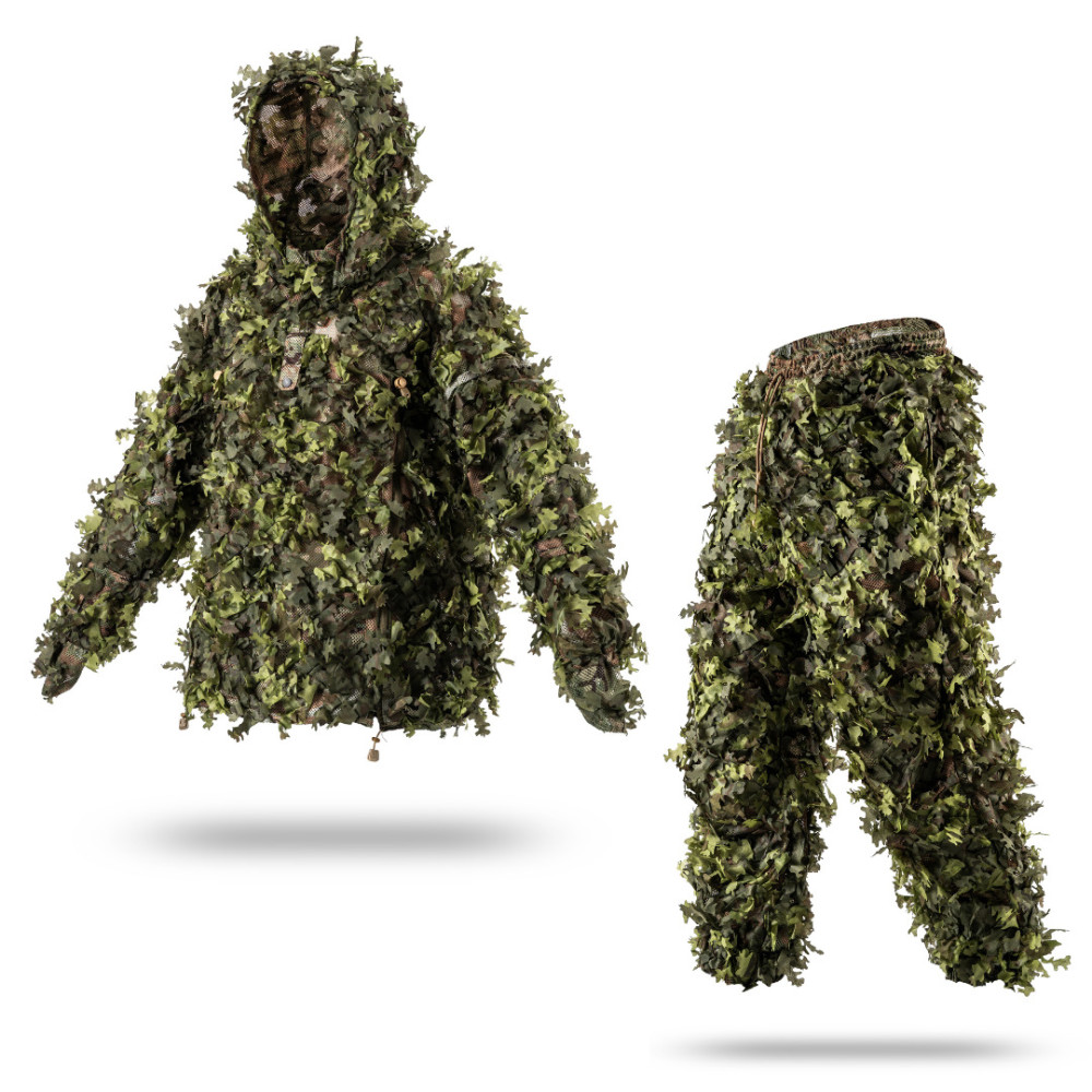 Маскувальний костюм Ghillie V8 PRO. Колір зелений (Літній Ліс)