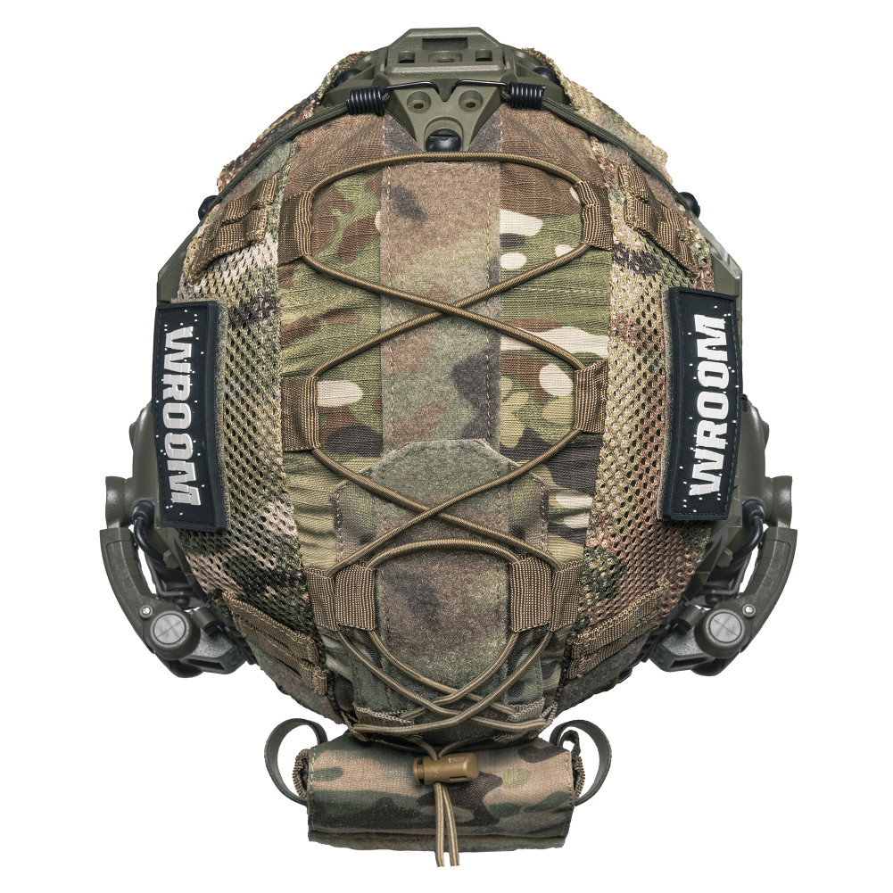 Балістичний шолом Sestan-Busch Helmet оливковий з активними навушниками Earmor M32 (X) + кавер мультикам
