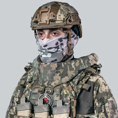Балістичний захист шиї Gen3 GHOST, швидкознімний 1-го класу по ДСТУ. Колір Піксель