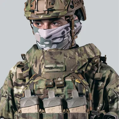 Gen3 GHOST Neck Protection, Quick-Release, Level 1 according to DSTU, Multicam color