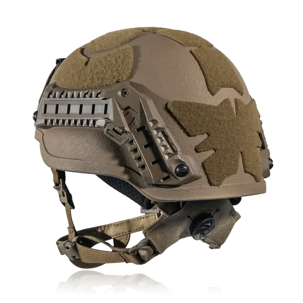 Кевларовий шолом SESTAN BUSCH MID CUT BK-ACH-HC із збільшеним захистом. Колір Койот
