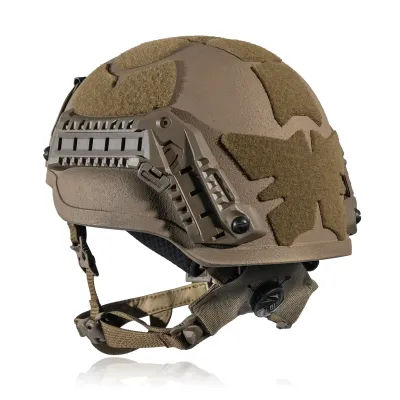 Кевларовий шолом SESTAN BUSCH MID CUT BK-ACH-HC із збільшеним захистом. Колір Койот