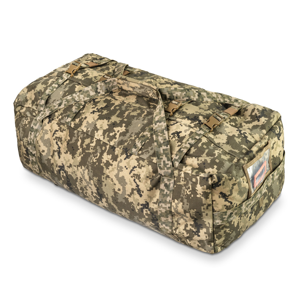 Тактична сумка баул Wroom на 100 л. Cordura 500D. Водостійка. колір Піксель