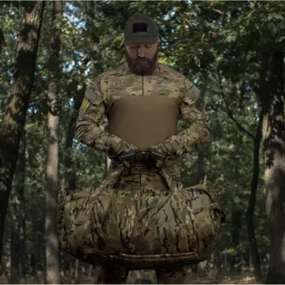 Тактична сумка баул Wroom на 100 л. Cordura 500D. Водостійка. колір Мультикам 
