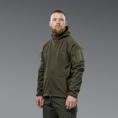 Куртка тактична Soft-Shell Autumn+ Осінь-Весна. Колір Оливковий