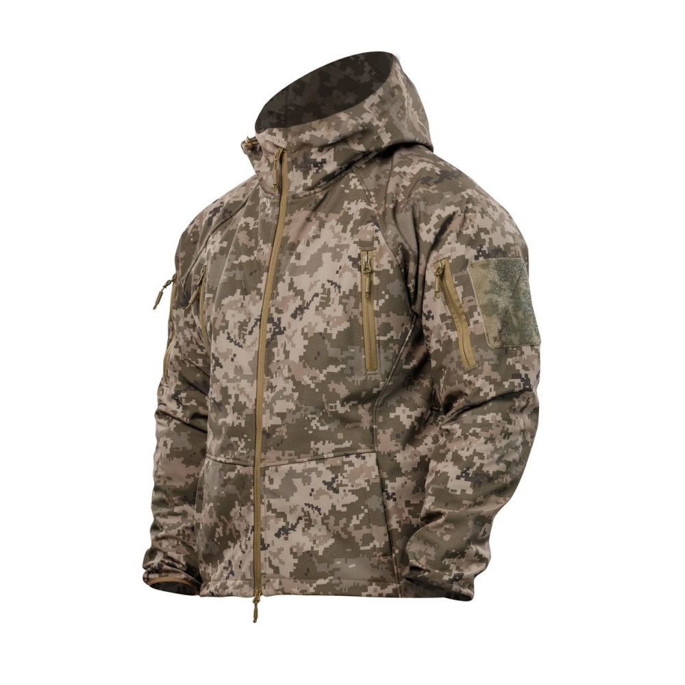 Куртка тактична Soft-Shell Autumn+ Осінь-Весна. Колір Піксель