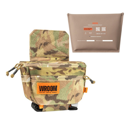 Set: Performance GENII Pouch with Level 1 Ballistic Panel. Multicam color