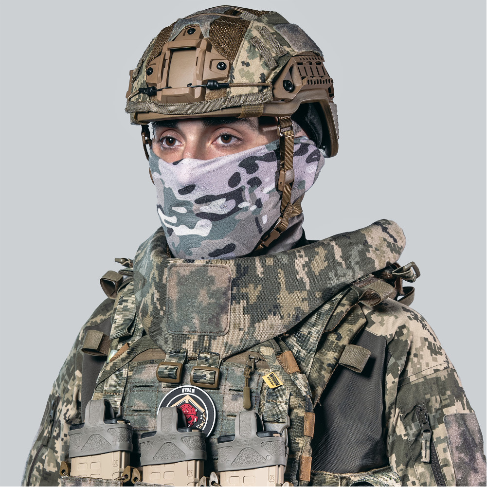 Бронежилет 6 класу "Ghost Gen4 V4+" з балістичним захистом 2 класу, системою швидкого скидання + 9 підсумків, колір піксель