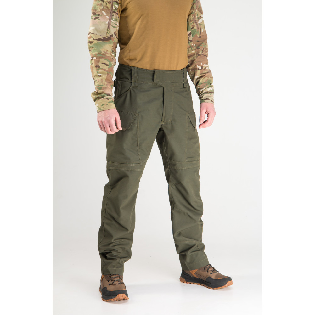 Tactical Pants WROOM COMBATOR PolyCotton Ripstop. Color Ranger Green