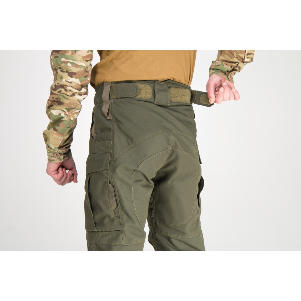 Tactical Pants WROOM COMBATOR PolyCotton Ripstop. Color Ranger Green